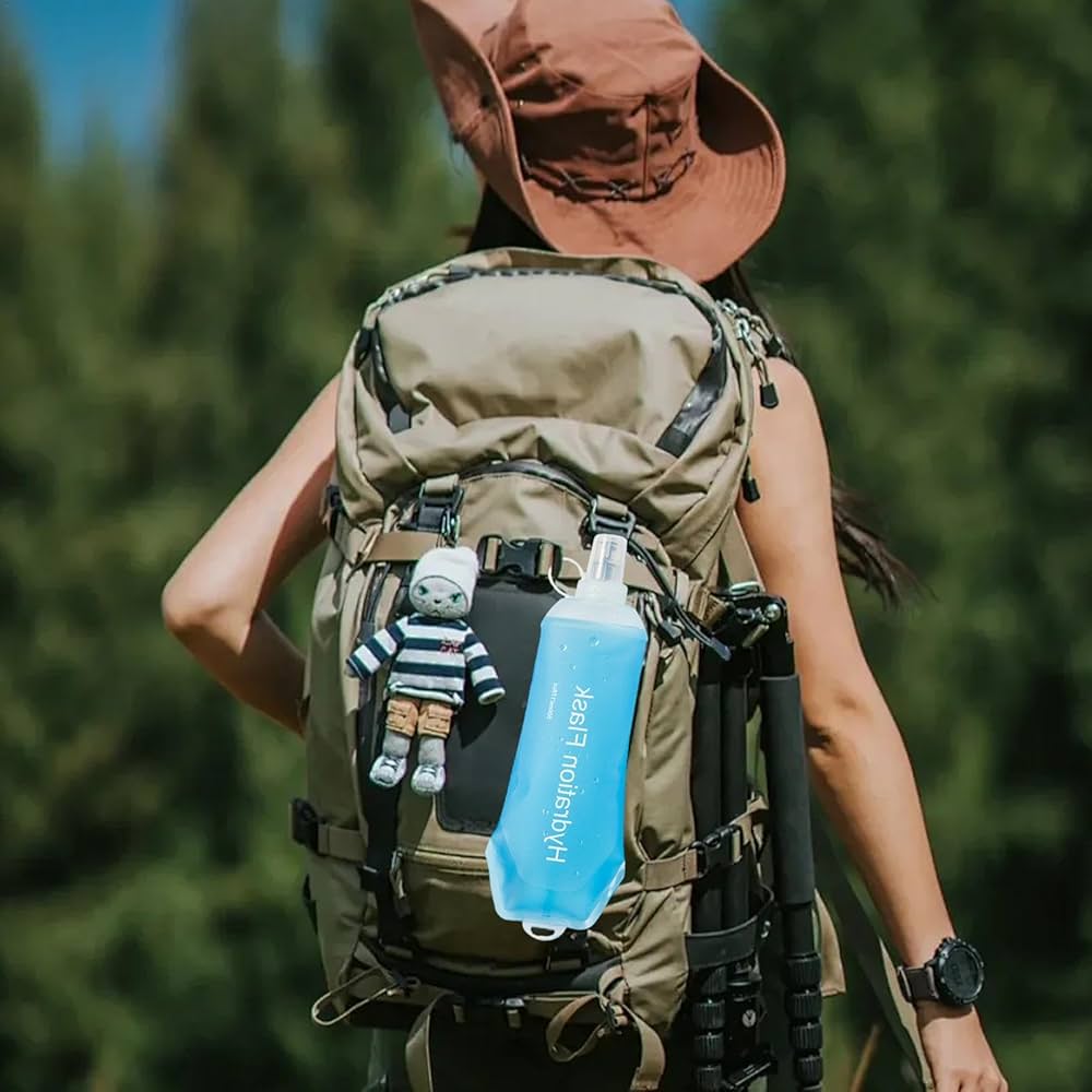 Amazon | Sakmura ソフトフラスク ランニングボトル、ランニング